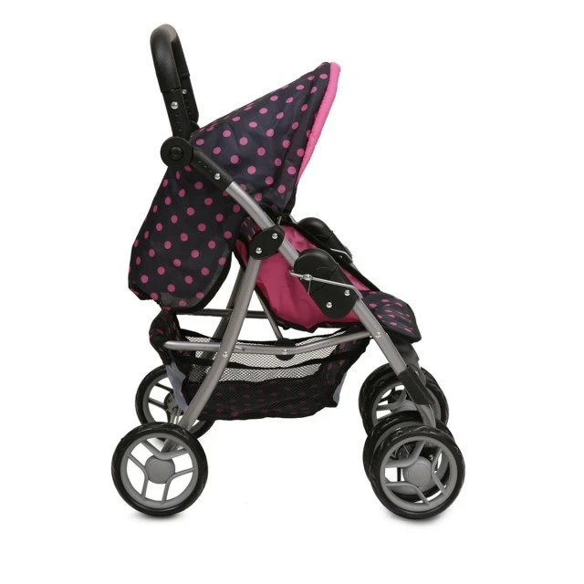 Καρότσι κούκλας Pinky dots 9352