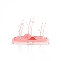 Στεγνωτήριο για μπουκάλια και αξεσουάρ Coral pink