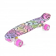Skateboard Stars LED 22"