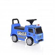 Mercedes-Benz Antos Police σπρώχνει το αυτοκίνητο μπλε