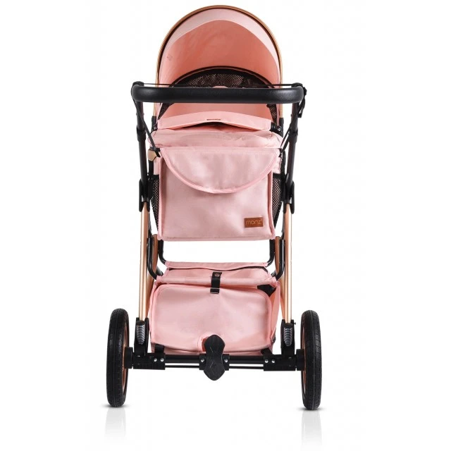 Συνδυασμένο καρότσι 2 σε 1 Midas pink