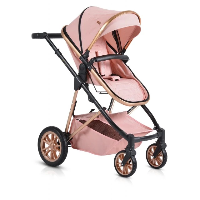 Συνδυασμένο καρότσι 2 σε 1 Midas pink