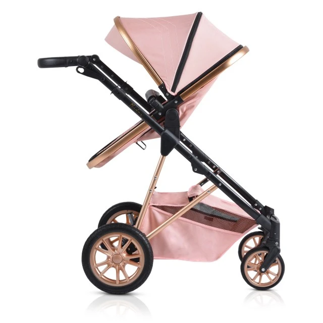 Συνδυασμένο καρότσι 2 σε 1 Midas pink