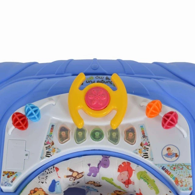 Ζούγκλα διασκέδαση baby walker μπλε