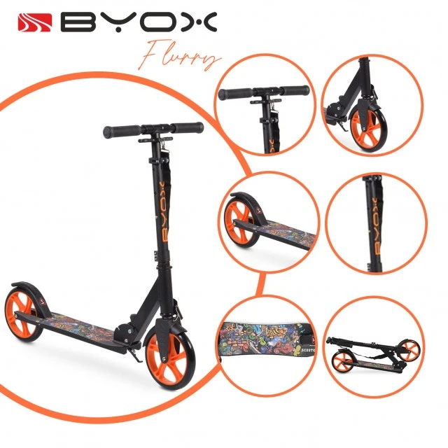 Scooter Flurry πορτοκαλί