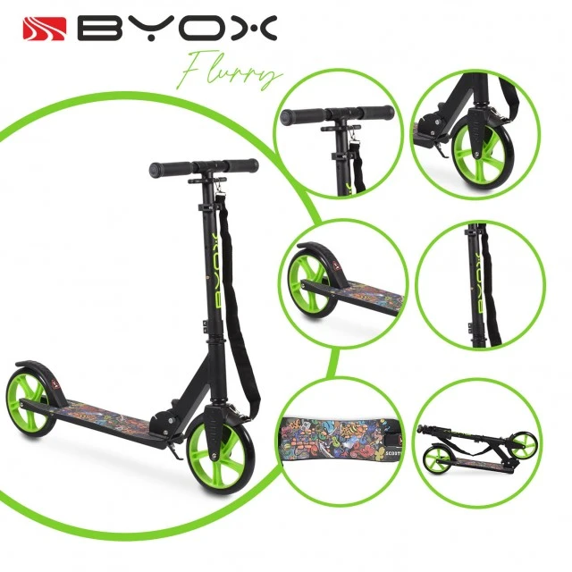 Flurry scooter πράσινο