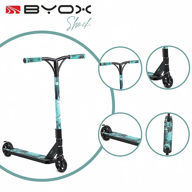 Πράσινο σκούτερ Stunt Shock