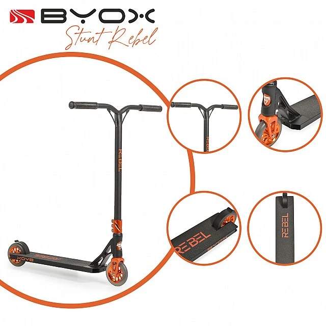 Scooter Stunt Rebel μαύρο
