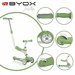 Tristar 3in1 scooter πράσινο