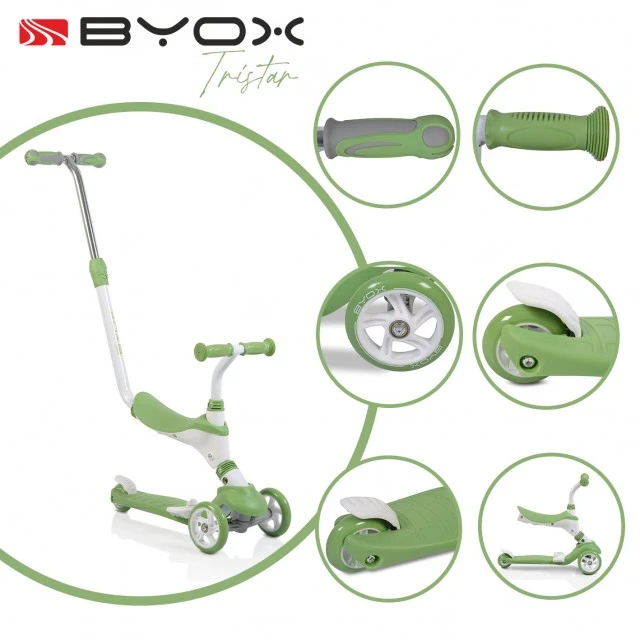 Tristar 3in1 scooter πράσινο
