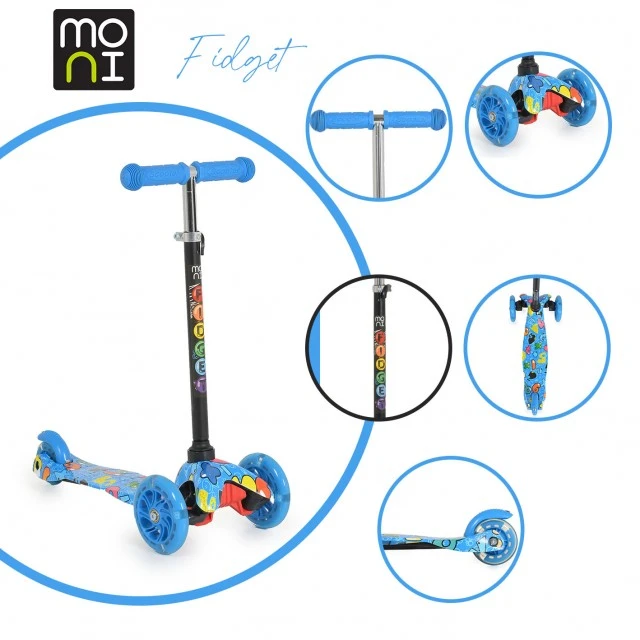 Σκούτερ Fidget μπλε