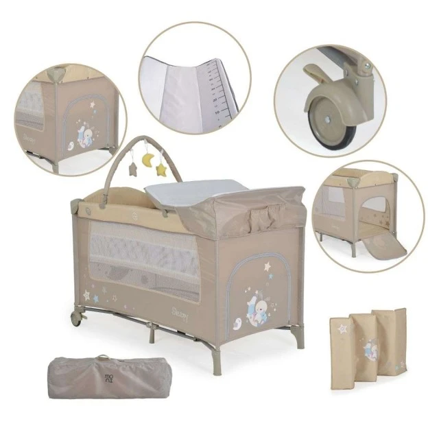 Βρεφική κούνια Sleepy beige
