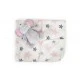 Βρεφική κουβέρτα 90/75 cm με παιχνίδι Elephant pink