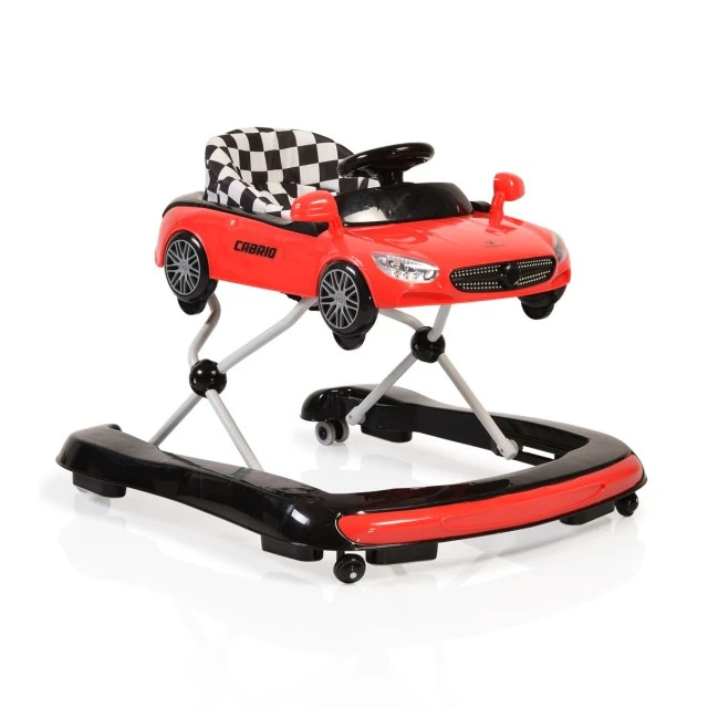 Βρεφική βόλτα Cabrio 2 σε 1 κόκκινο