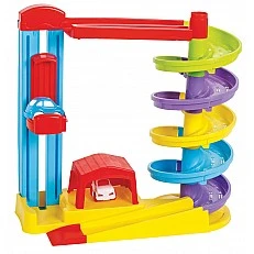 Roller coaster με αυτοκίνητα και ανελκυστήρα 07668
