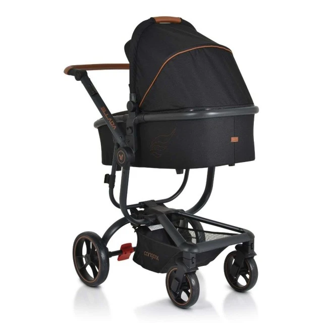 Μικτό καρότσι Ellada 3 σε 1 μαύρο