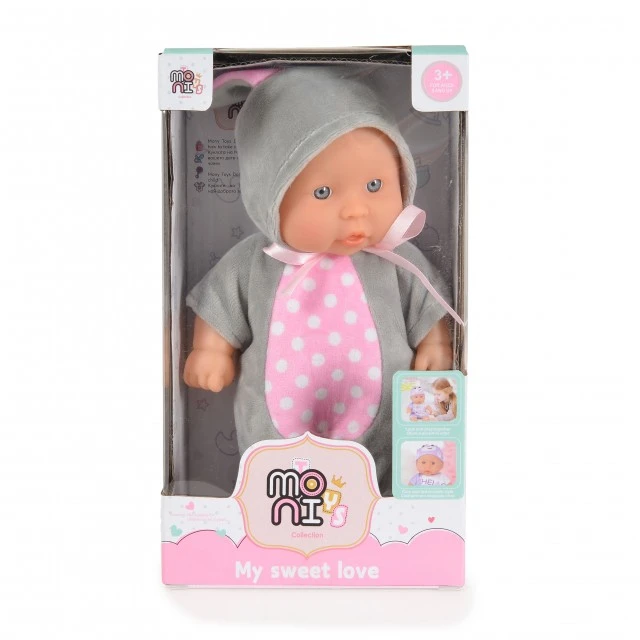 Κούκλα 20cm Bunny Grey 6129