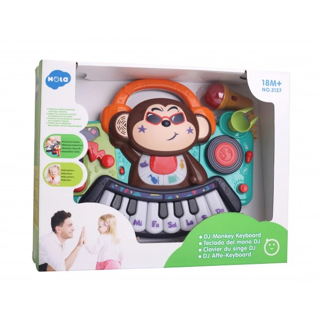 Μίνι πιάνο με μικρόφωνο DJ Monkey 3137