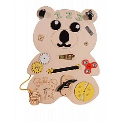 Ξύλινη σανίδα Montessori Bear