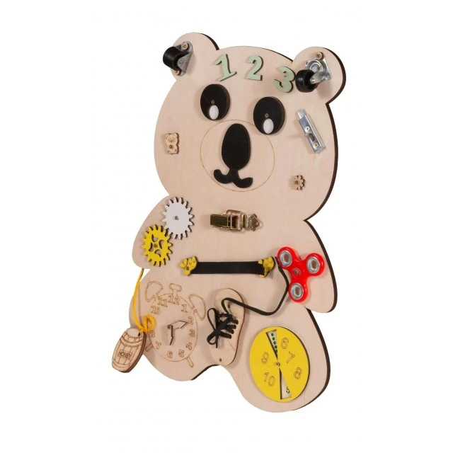 Ξύλινη σανίδα Montessori Bear