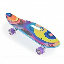 Skateboard 26" με λαβή βιολετί