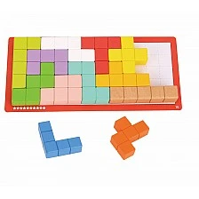 Ξύλινο παζλ Tetris TF280