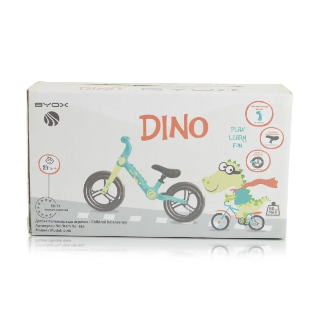 Ποδήλατο ισορροπίας Dino πράσινο