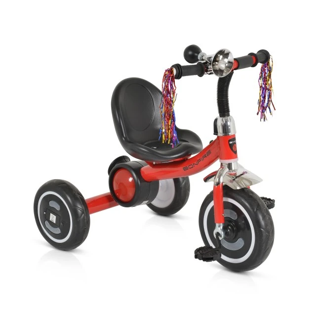 Παιδικό Tricycle Bonfire με λαμπερά λάστιχα κόκκινα