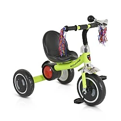 Παιδικό Tricycle Bonfire με λαμπερά λάστιχα πράσινα
