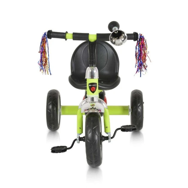 Παιδικό Tricycle Bonfire με λαμπερά λάστιχα πράσινα