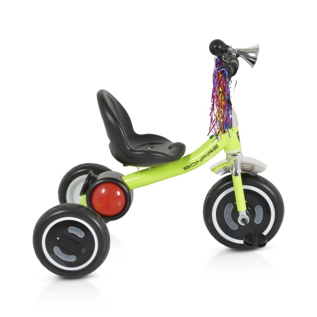 Παιδικό Tricycle Bonfire με λαμπερά λάστιχα πράσινα