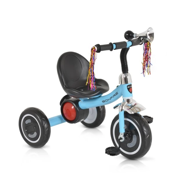 Παιδικό Tricycle Bonfire με λαμπερά λάστιχα μπλε