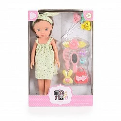 Κούκλα 33 cm Pretty Doll Σετ με αξεσουάρ LS1303-5