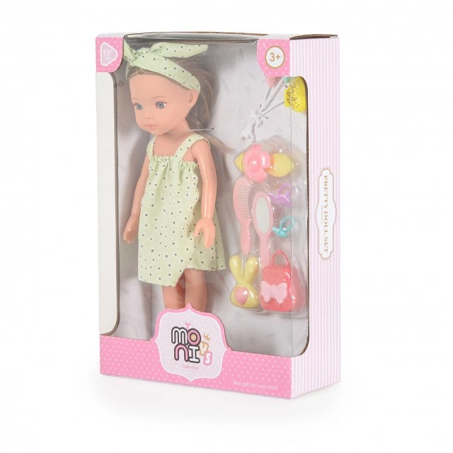 Κούκλα 33 cm Pretty Doll Σετ με αξεσουάρ LS1303-5