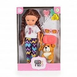 Κούκλα 33 cm Pretty Doll Σετ με αξεσουάρ LS1303