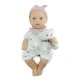Κούκλα 30 cm Bear & Baby LS1255-10
