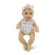 Κούκλα 30 cm Lovely Baby ροζ LS1255-6