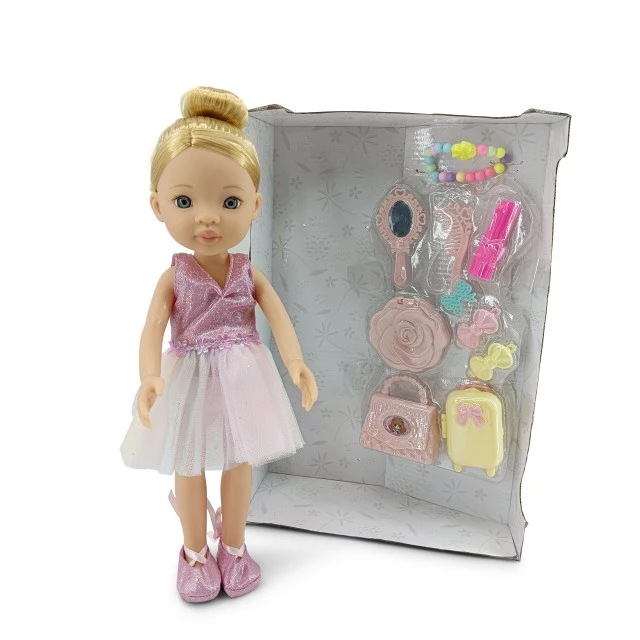 Κούκλα 33 cm Pretty Doll Σετ με αξεσουάρ LS1303-2