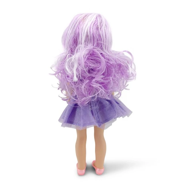 Κούκλα 38 εκ. Fairy Doll Sun μωβ LS1502-5
