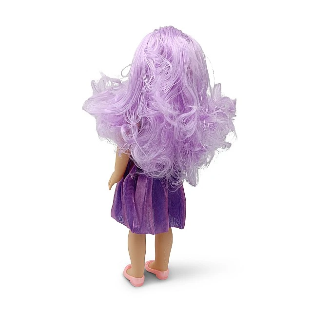 Κούκλα 38 εκ. Fairy Doll βιολετί LS1502