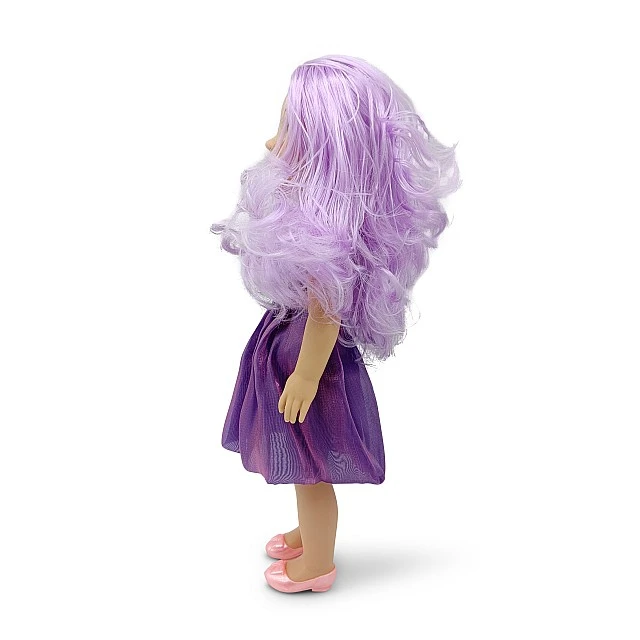 Κούκλα 38 εκ. Fairy Doll βιολετί LS1502