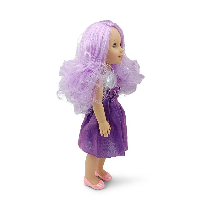 Κούκλα 38 εκ. Fairy Doll βιολετί LS1502