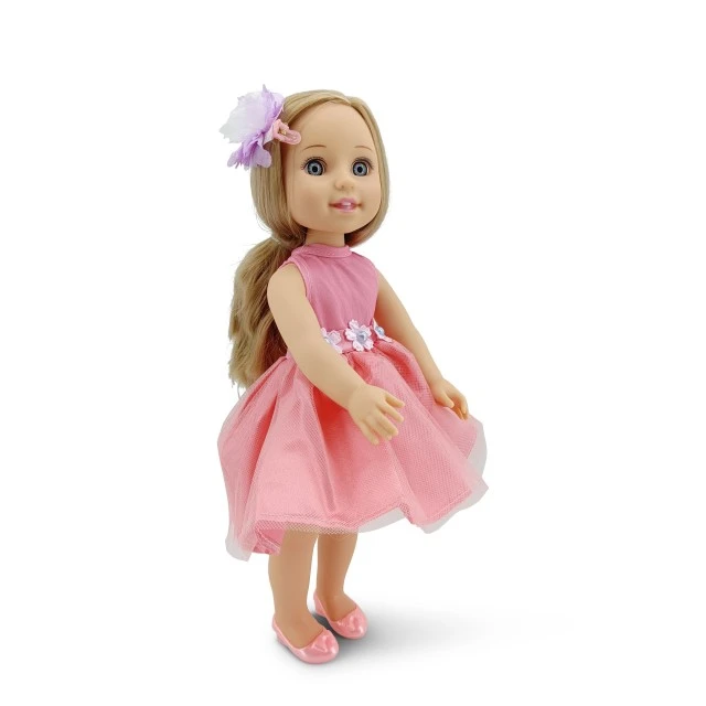 Κούκλα 38 εκ. Fairy Doll κοράλλι LS1502-7
