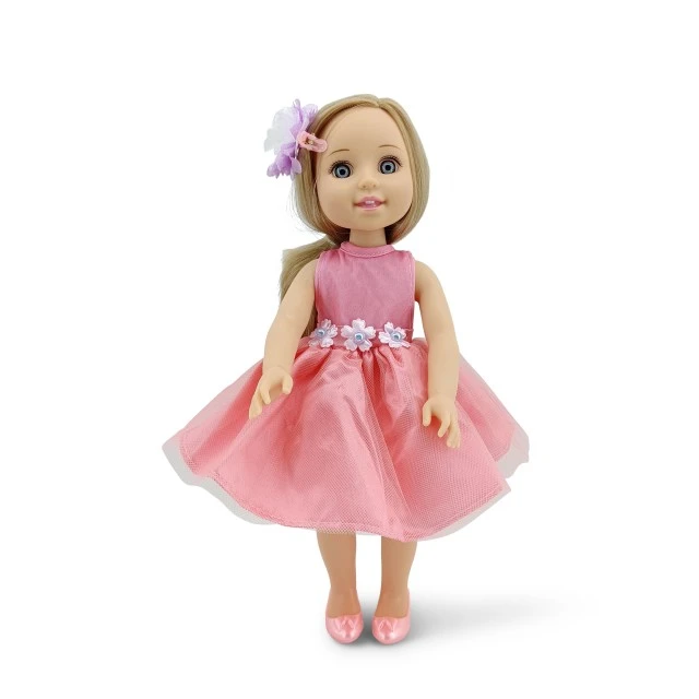 Κούκλα 38 εκ. Fairy Doll κοράλλι LS1502-7