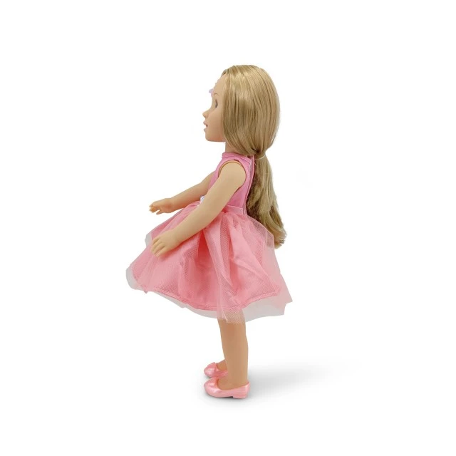 Κούκλα 38 εκ. Fairy Doll κοράλλι LS1502-7