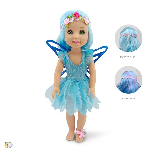Κούκλα 38 εκ. Fairy Doll Sun blue LS1502-3