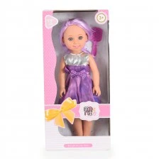 Κούκλα 38 εκ. Fairy Doll βιολετί LS1502