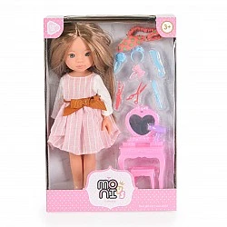 Κούκλα 33 cm Pretty Doll Σετ με αξεσουάρ LS1303-4