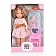 Κούκλα 33 cm Pretty Doll Σετ με αξεσουάρ LS1303-4