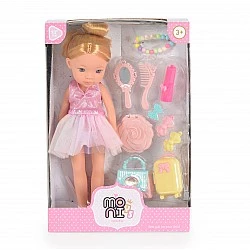 Κούκλα 33 cm Pretty Doll Σετ με αξεσουάρ LS1303-2